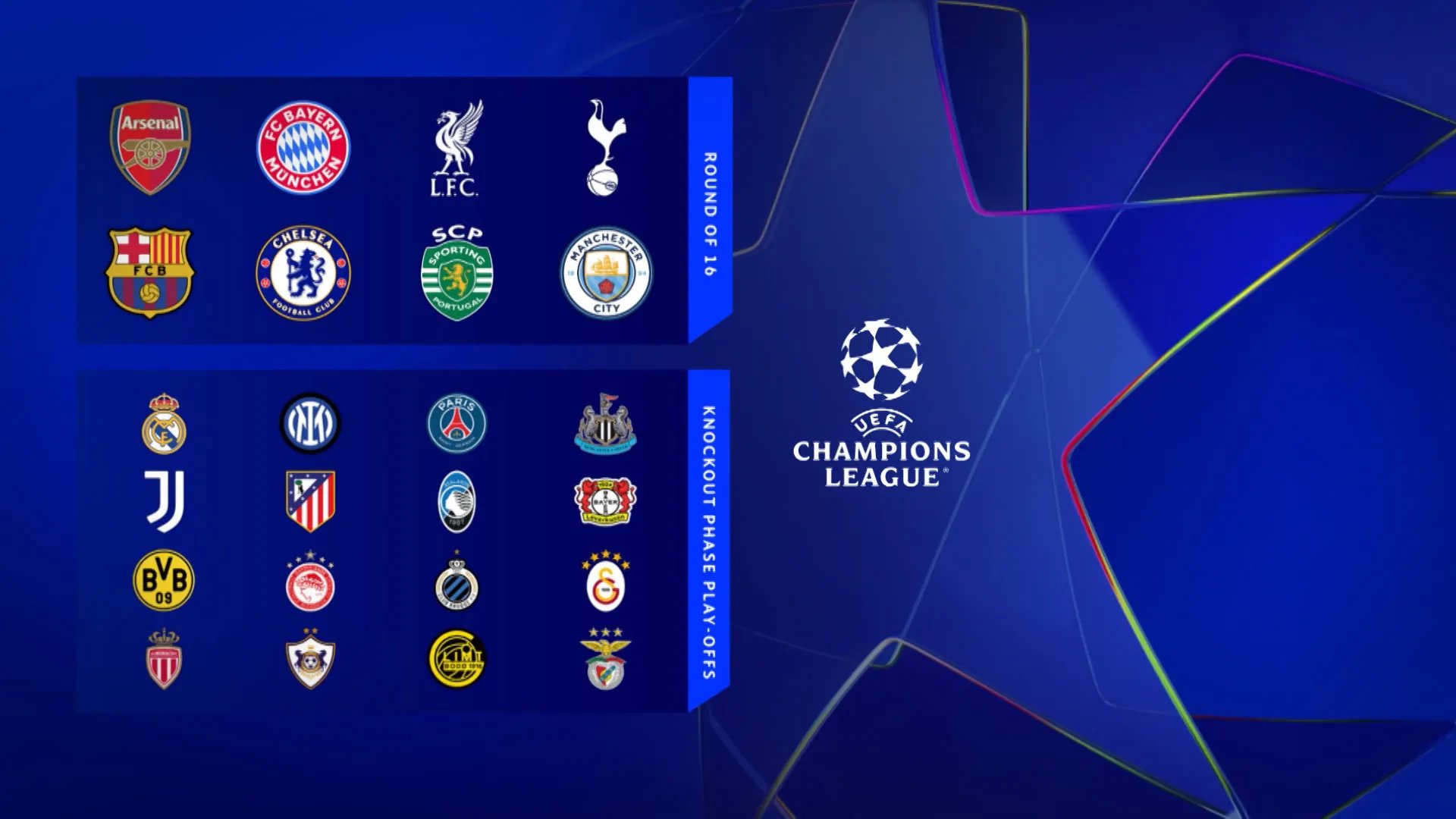 Liga prvaka: Žrijeb za nokaut fazu i spektakularni dueli