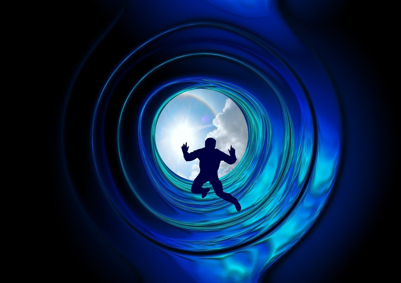beyond, life after death, eternal life, mystical, transcendence, the end, believe, tunnel, spiral, freedom, light, heaven