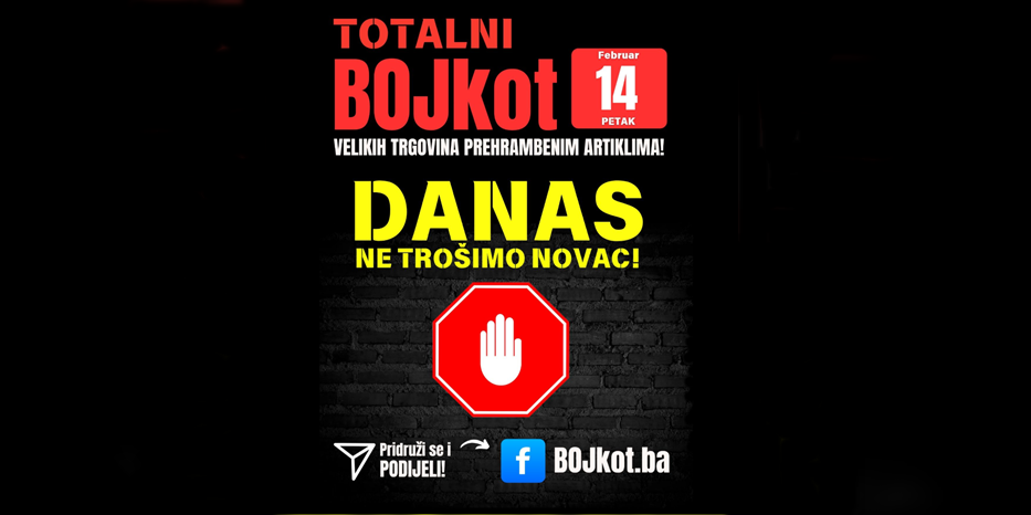 Građani BiH nastavljaju bojkot trgovina zbog visokih cijena Građani BiH nastavljaju bojkot trgovina zbog visokih cijena