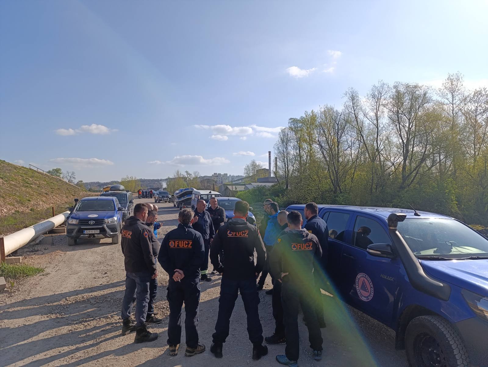 Potraga u Jali: Federalna civilna zaštita s timovima na terenu