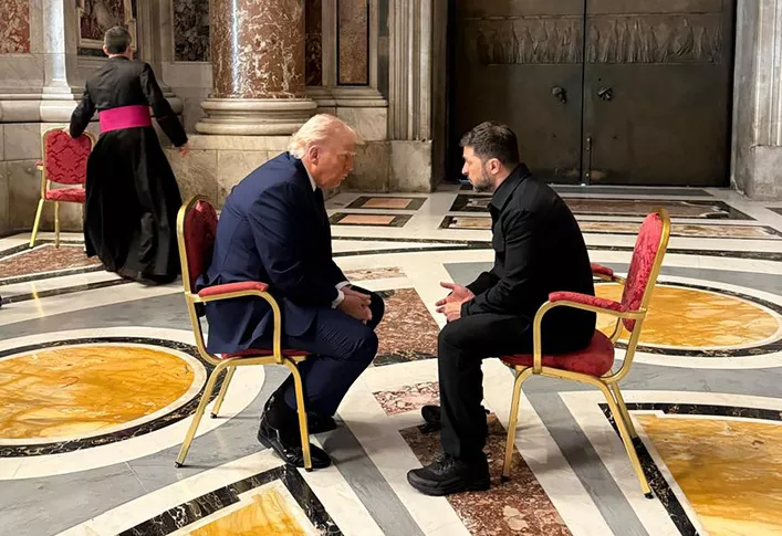 Trump i Zelenski se sastali u Rimu, oglasila se Bijela kuća