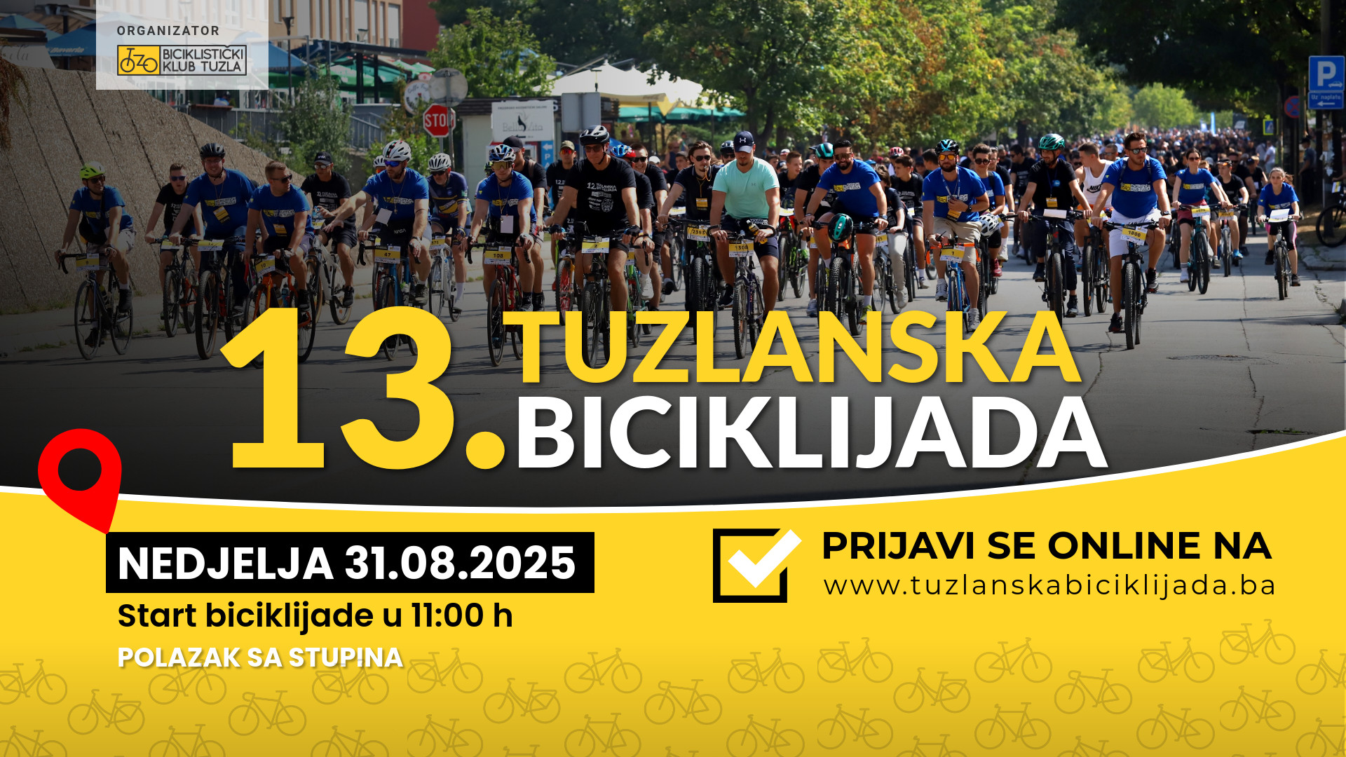 Ispunjeni svi uslovi za održavanje ovogodišnje 13. Tuzlanske biciklijade