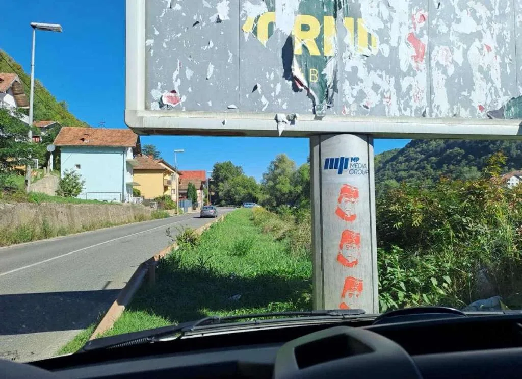 Novi grafiti s likom Ratka Mladića u Zvorniku