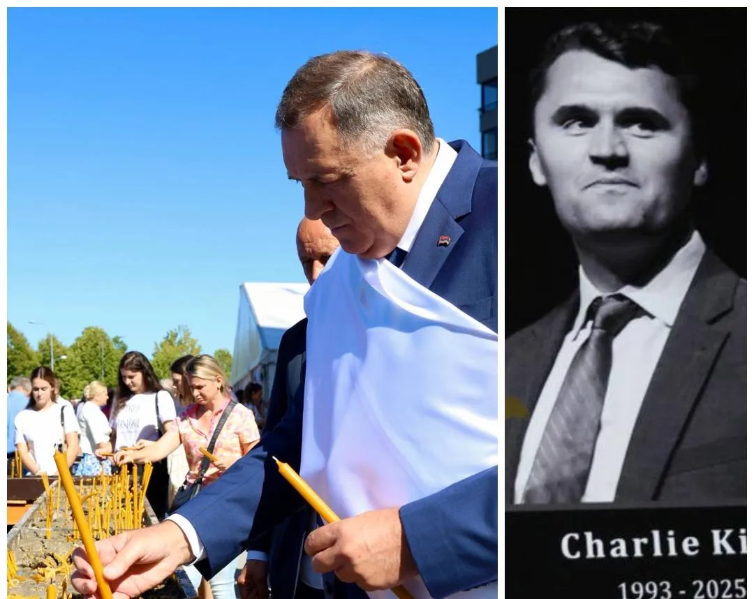 Dodik upalio svijeću u pomen na Kirka