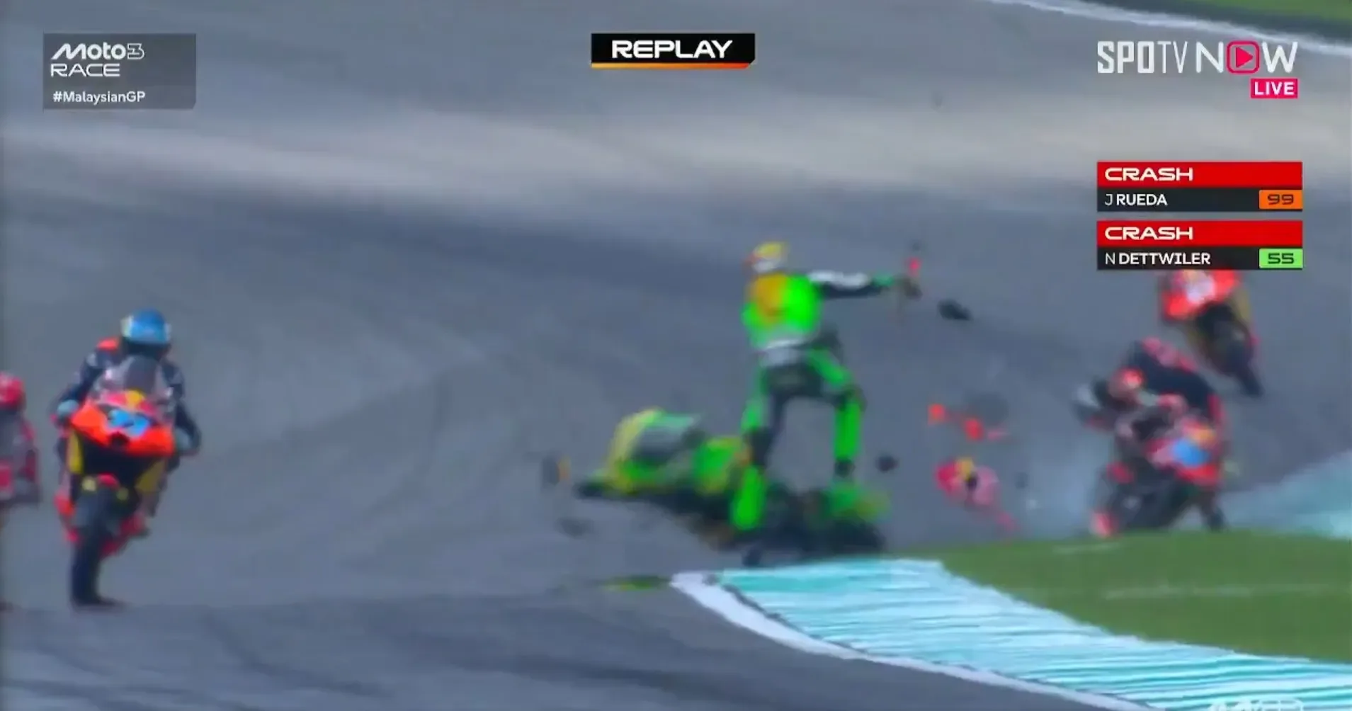 Težak sudar u Moto3: Švicarac Noa Detwiler pretrpio teške povrede