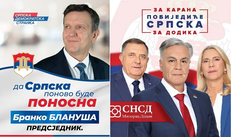 Objavljeni kampanjski slogani: SNSD podržava i Karana i Dodika, SDS želi ponosnu Srpsku Objavljeni kampanjski slogani: SNSD podržava i Karana i Dodika, SDS želi ponosnu Srpsku