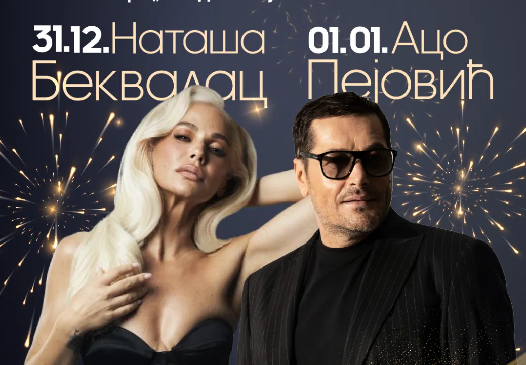 Bekvalac i Pejović zabavljaju Banjaluku za Novu godinu