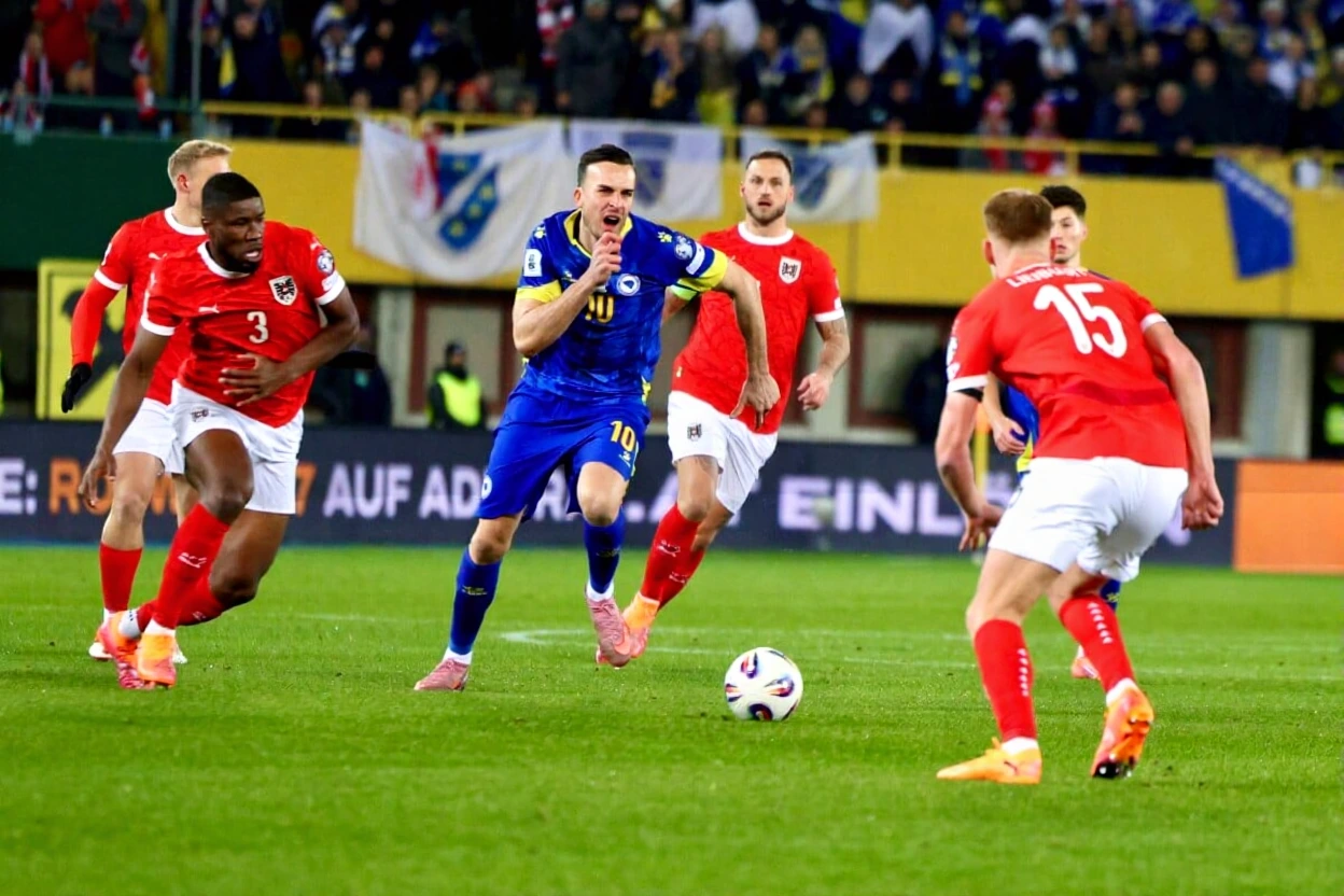 BiH pred plasmanom na Mundijal: Poluvrijeme u Beču 1:0