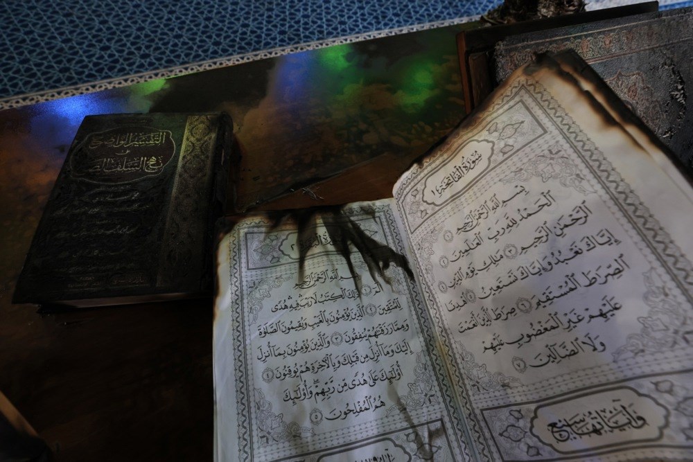 Izraelski naseljenici zapalili džamiju na Zapadnoj obali