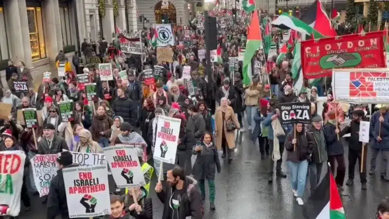 Hiljade ljudi u Londonu na obilježavanju Dana solidarnosti s Palestincima