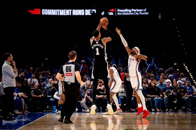 San Antonio Spursi nadjačali Oklahomu, Fox briljirao, Wembanyama dabl-dabl