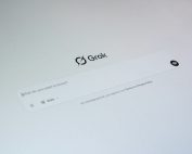 Grok ai interface with a question prompt