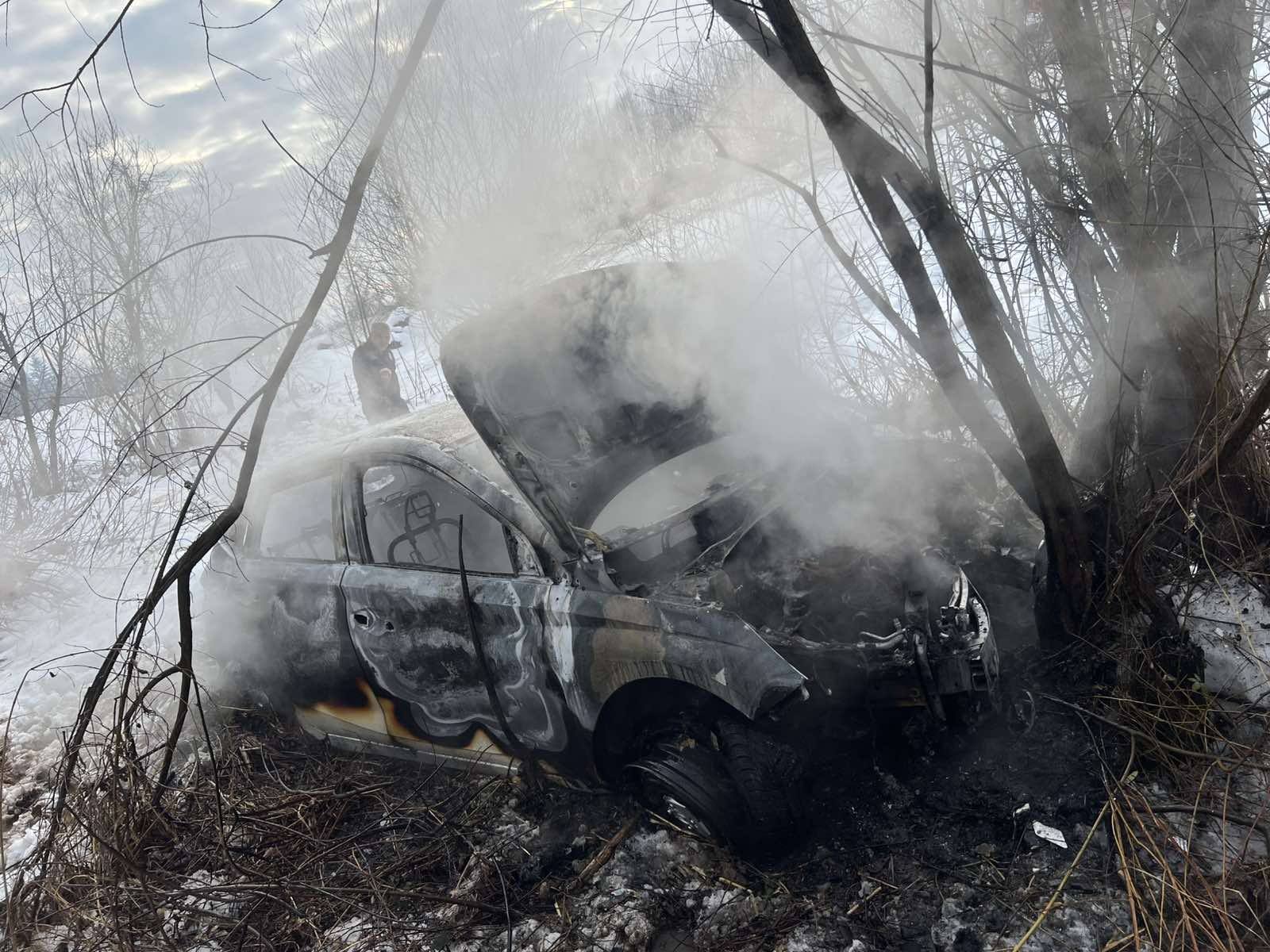 Požar na vozilu u Miričini: Brza reakcija vatrogasaca