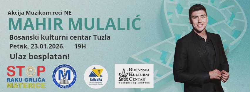 Koncert u Tuzli: Muzikom protiv raka grlića materice