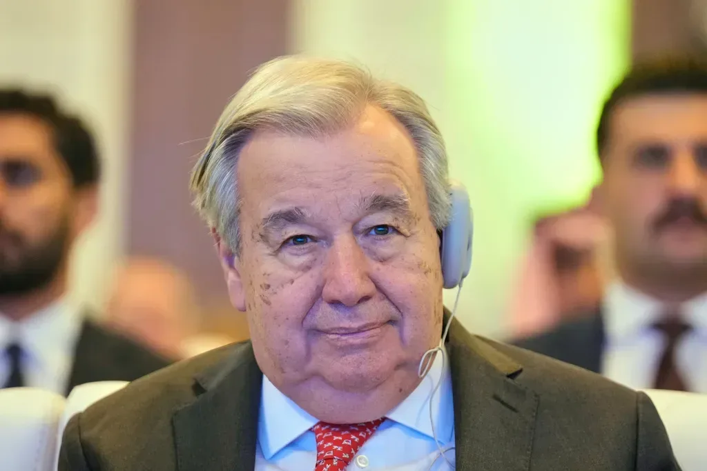 Antonio Guterres, generalni sekretar UN-a na konferenciji.
