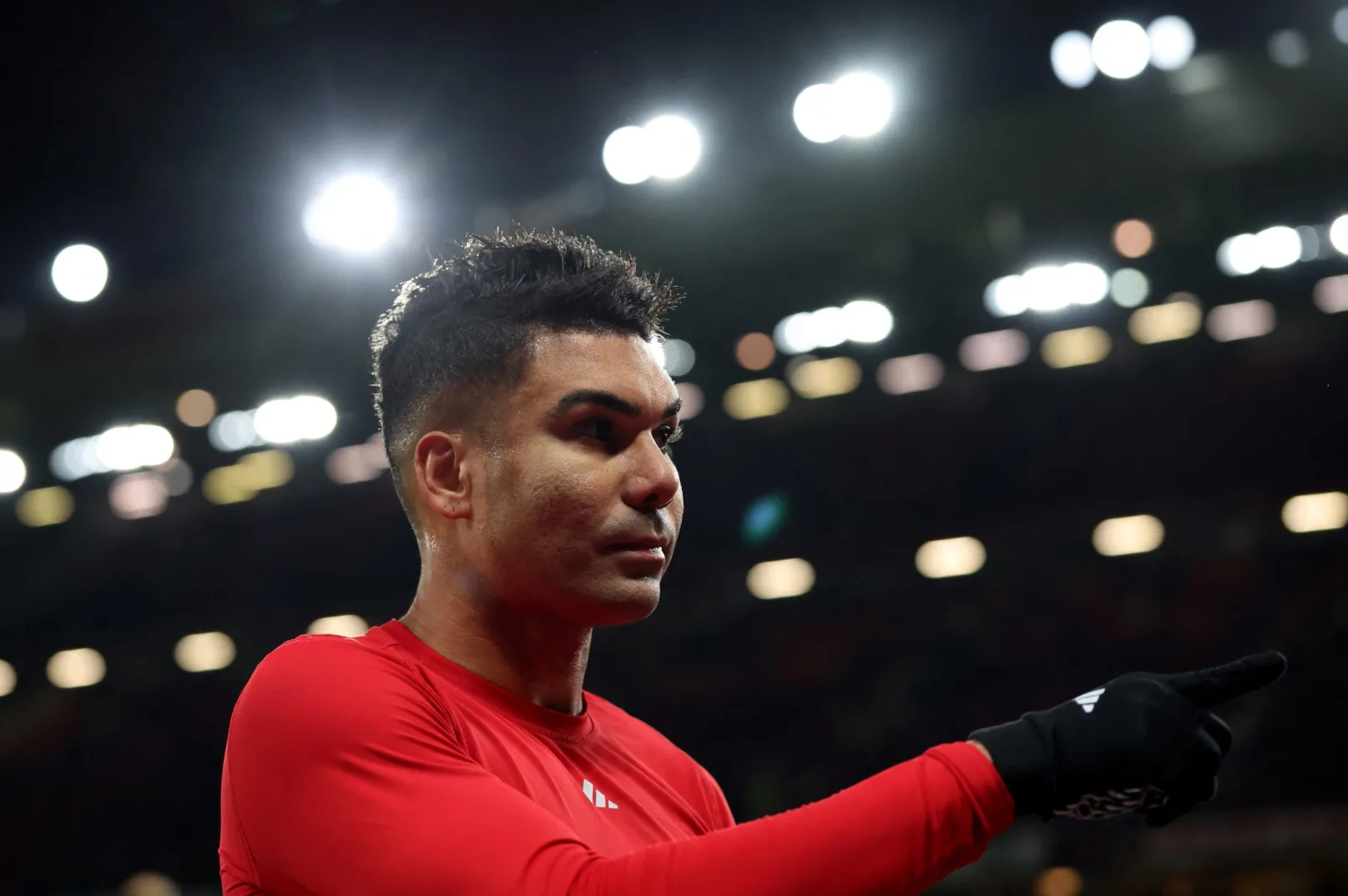 Casemiro, fudbaler Manchester Uniteda, u Adidas opremi.