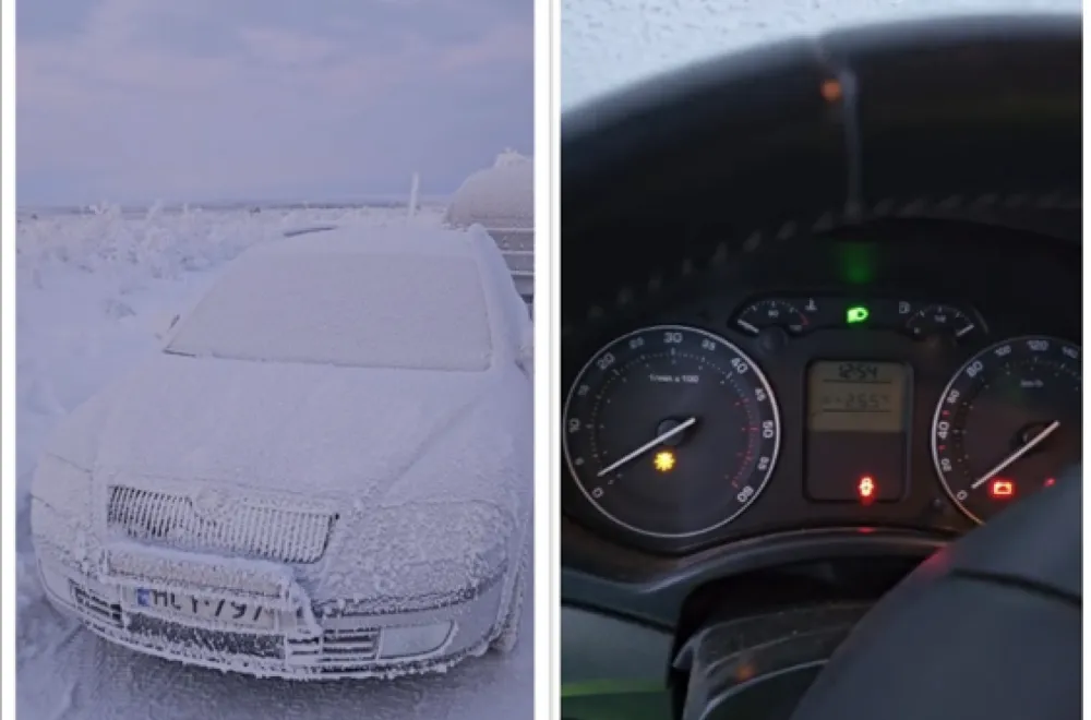 Škoda Octavia pali na -35 stepeni: Pogledajte nevjerovatan video