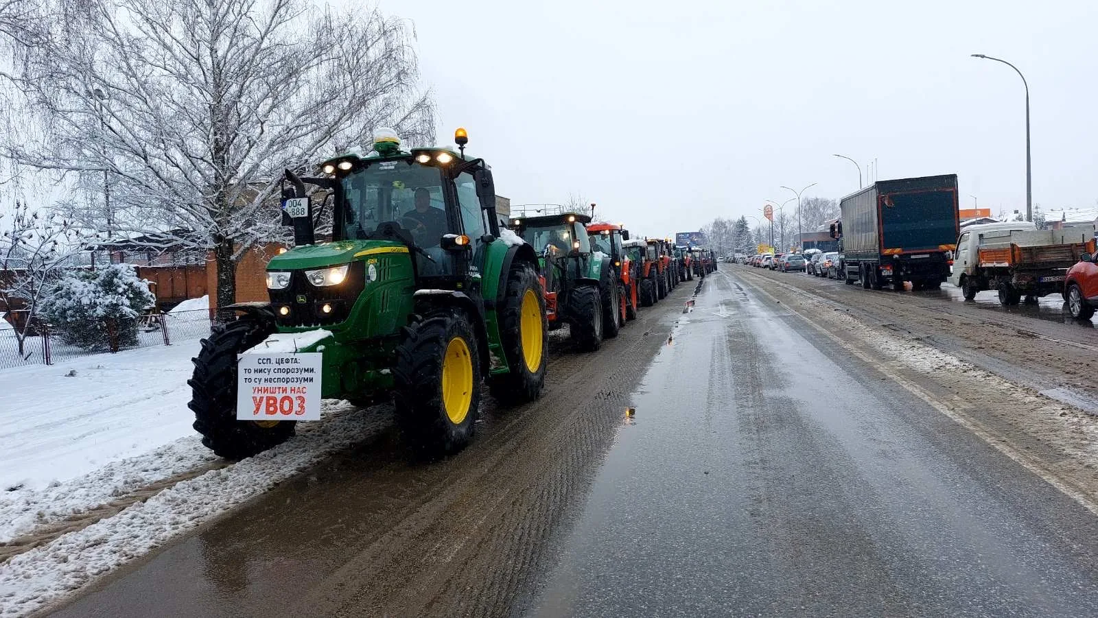 Mljekari u RS protestima ukazuju na težak položaj