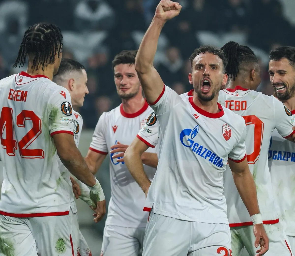 Crvena zvezda slavila u Francuskoj: Stankovićevi ‘crveno-bijeli’ ostvarili ogromnu pobjedu protiv Lillea u Evropskoj ligi