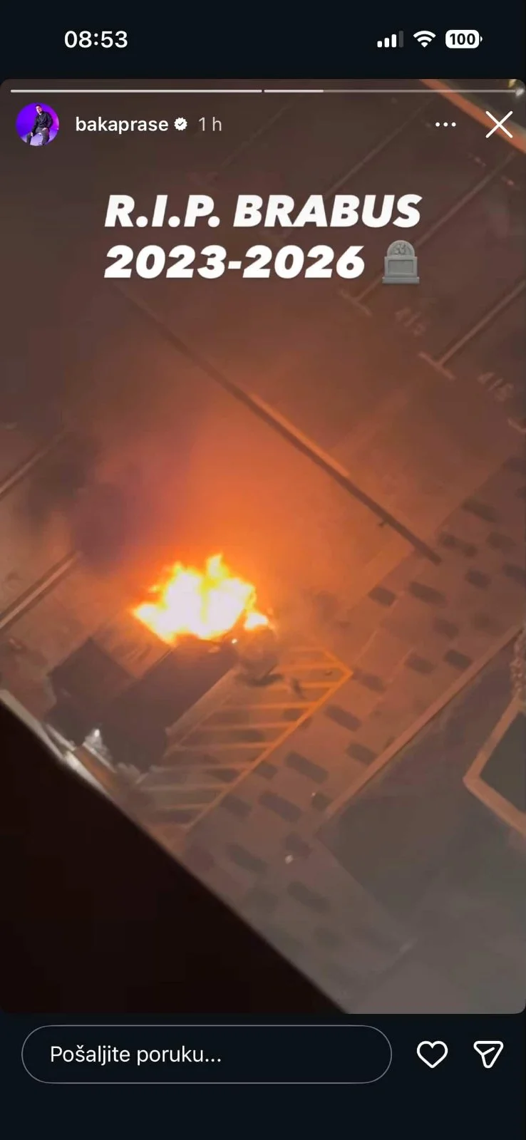 Baka Prase otkriva detalje: ‘Dobio je 1.200 eura da mi zapali sva kola u garaži, plus Brabusa’ Baka Prase otkriva detalje: ‘Dobio je 1.200 eura da mi zapali sva kola u garaži, plus Brabusa’