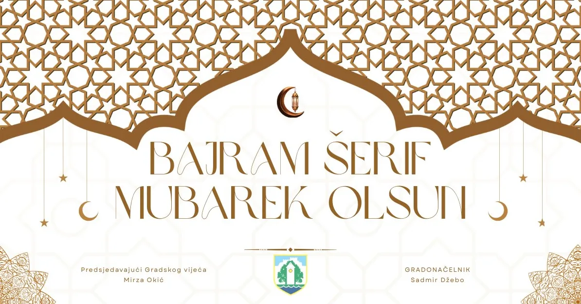 Gračanica: Gradonačelnik i predsjedavajući Gradskog vijeća uputili čestitke povodom Ramazanskog bajrama