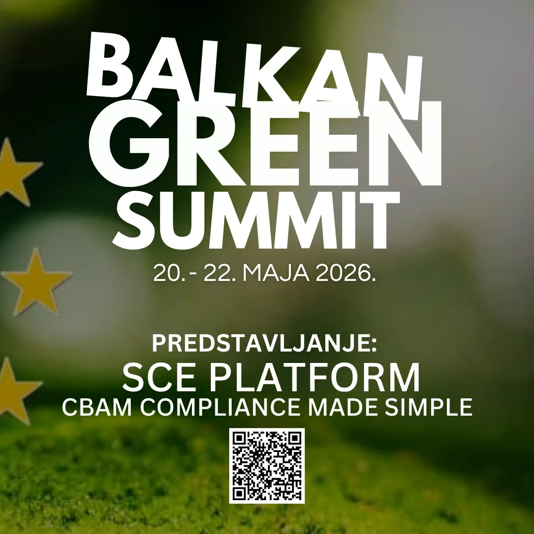 Balkan Green Summit 2026 - Predstavljanje SCE platforme: CBAM Compliance Made Simple