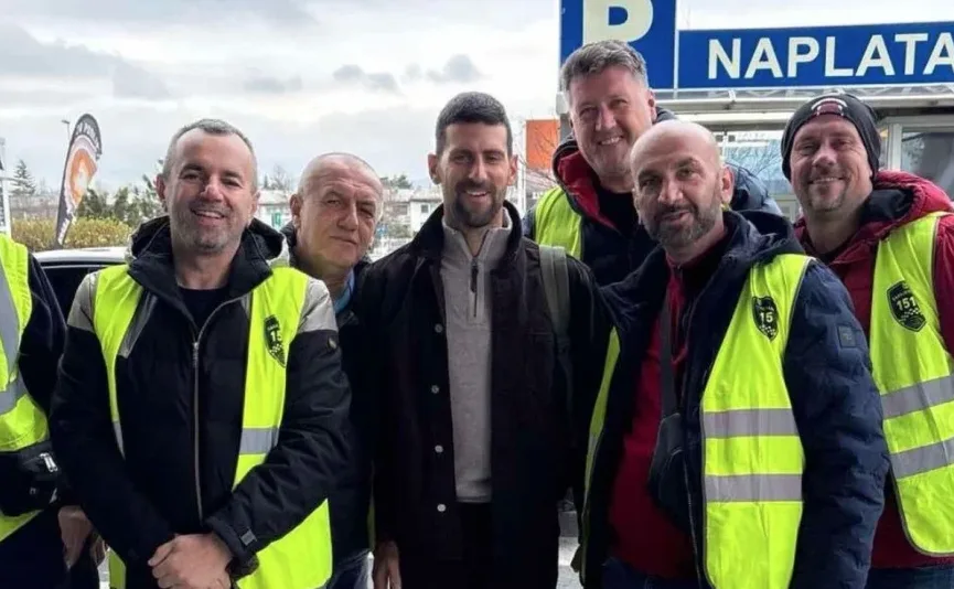 Novak Đoković stigao u Sarajevo: Sutra na Bilinom Polju navija za BiH protiv Italije