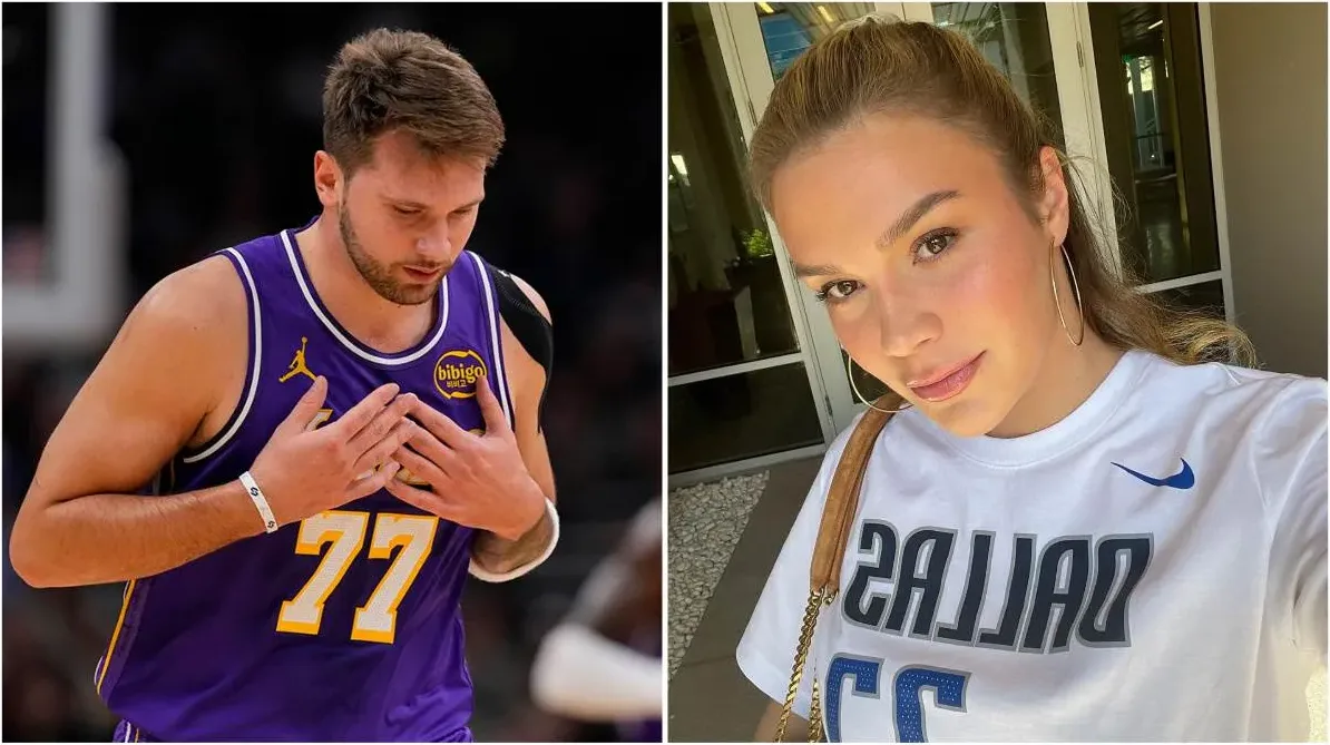 Luka Dončić u dresu s brojem 77 i njegova djevojka Ana Marija Nikolić
