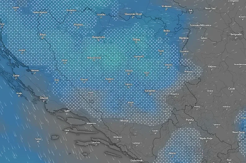 Narandžasto upozorenje za BiH: Oluja i snijeg dolaze već danas, u planinama do 40 cm novog pokrivača