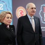 Turski i ruski parlamentarci u Istanbulu: Kurtulmuş i Matviyenko razgovarali o odnosima, sankcijama i Palestini