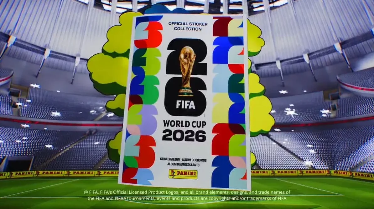 Насловна страна званичне колекције сличица за FIFA Свјетски куп 2026.