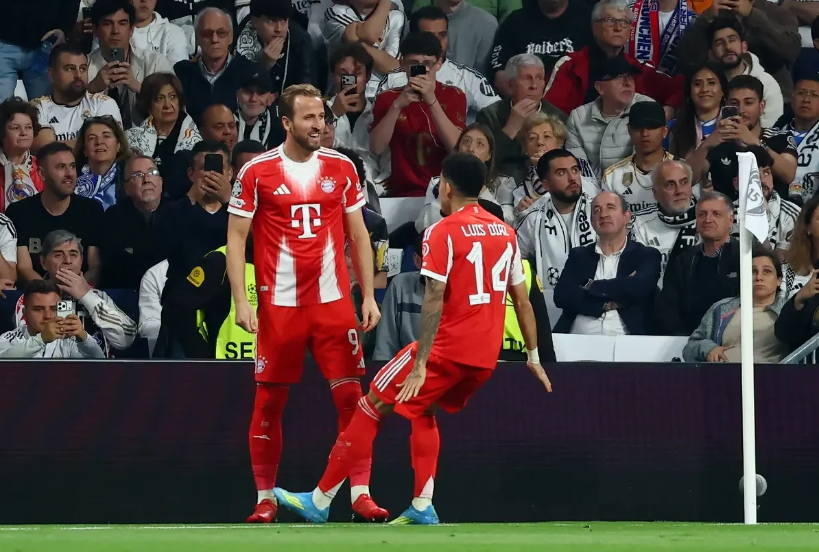 Fudbaleri Bayern Minhena, Harry Kane i Luis Diaz, slave gol na utakmici Lige prvaka.