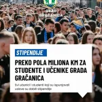 Gračanica uložila preko pola miliona u budućnost: Potpisani ugovori o 402 stipendije za najbolje učenike i studente
