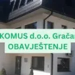 Komus mijenja raspored odvoza zbog praznika