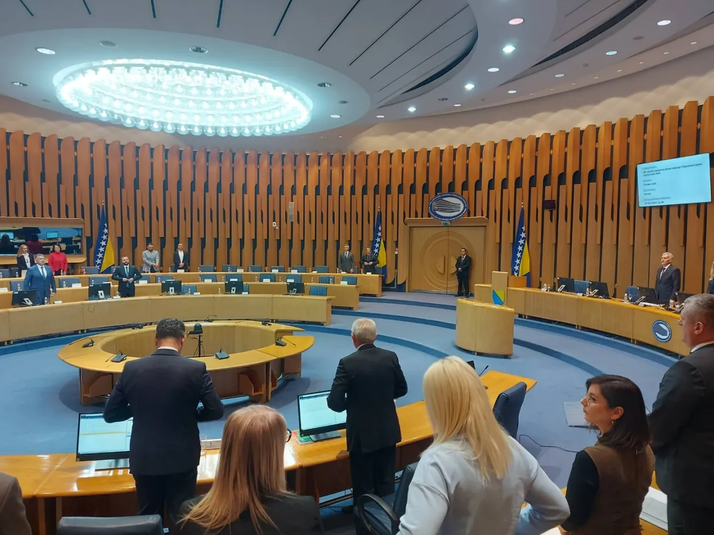 Sjednica u sali Parlamenta Bosne i Hercegovine