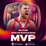 Sasha Vezenkov ponovo MVP Eurolige: Bugarin drugi put osvojio priznanje