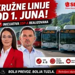 Tuzla uvodi kružne linije: Od 1. juna autobusi svakih 30 minuta