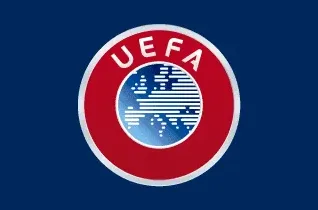 Logo UEFA-e sa stilizovanom kartom Evrope