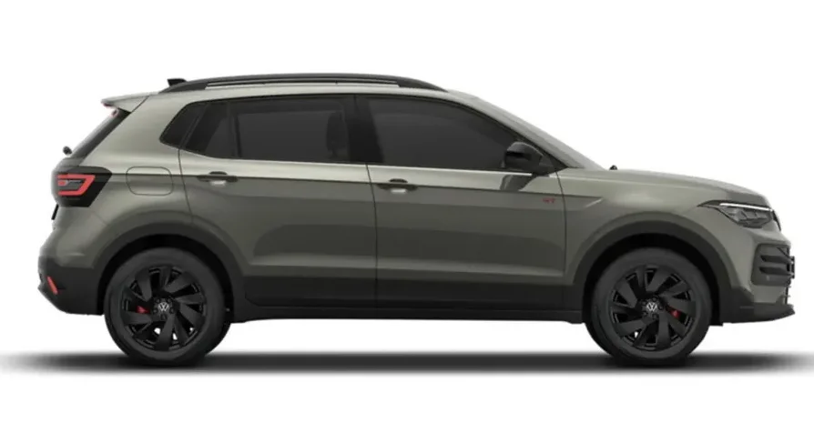 Crni točkovi na sivom Volkswagen Taigo GT Sport modelu