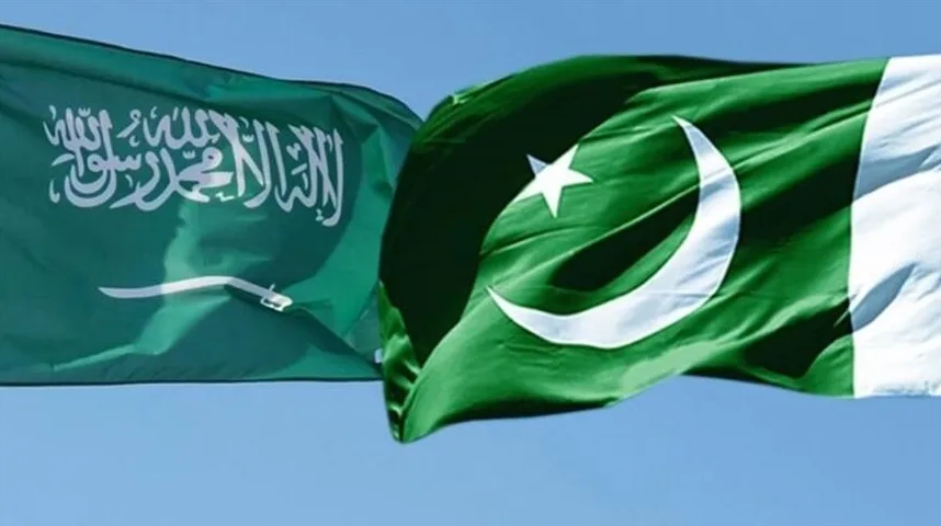 Zastava Saudijske Arabije i Pakistana zajedno