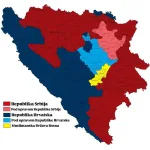 Na X-u osvanula karta podjele BiH: Hrvatska i Srbija dijele zemlju
