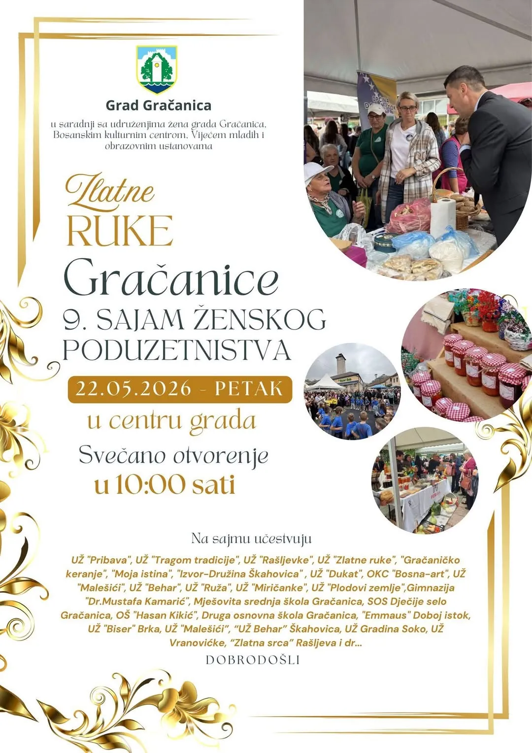 Deveti Sajam ženskog poduzetništva u Gračanici Deveti Sajam ženskog poduzetništva u Gračanici
