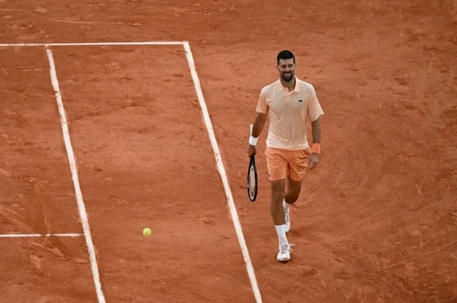 Novak Đoković na šljaci