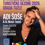 Besplatni koncert Adija Šoše otvara ljetnu sezonu u Tuzli