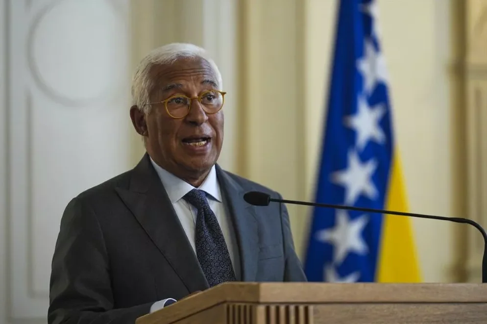 António Costa, premijer Portugala, obraća se javnosti u Bosni i Hercegovini.