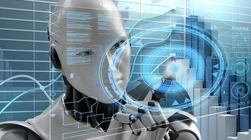 Robot koji interaktira sa digitalnim interfejsom