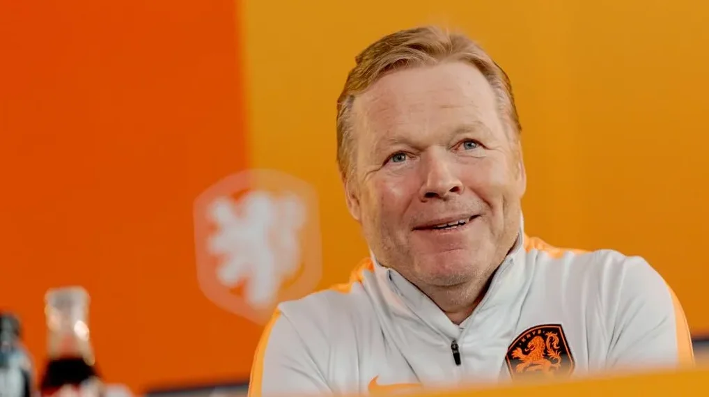 Ronald Koeman, selektor Holandije, nasmijan