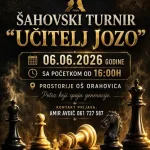 Šahovski turnir “Učitelj Jozo” u junu okuplja zaljubljenike u misaonu igru