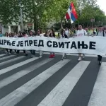Beograd na nogama: Protestna kolona krenula ka Slaviji
