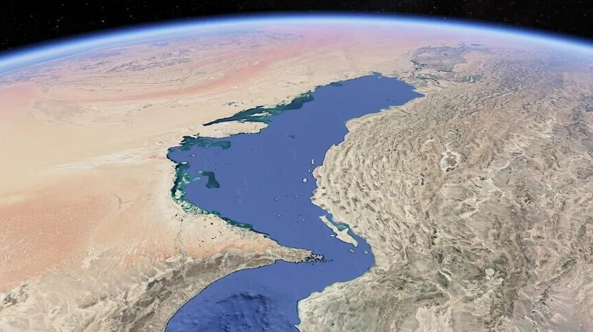 Sateltiski snimak Perzijskog zaljeva